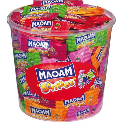 Kaubonbons Stripes 150 Stk Maoam